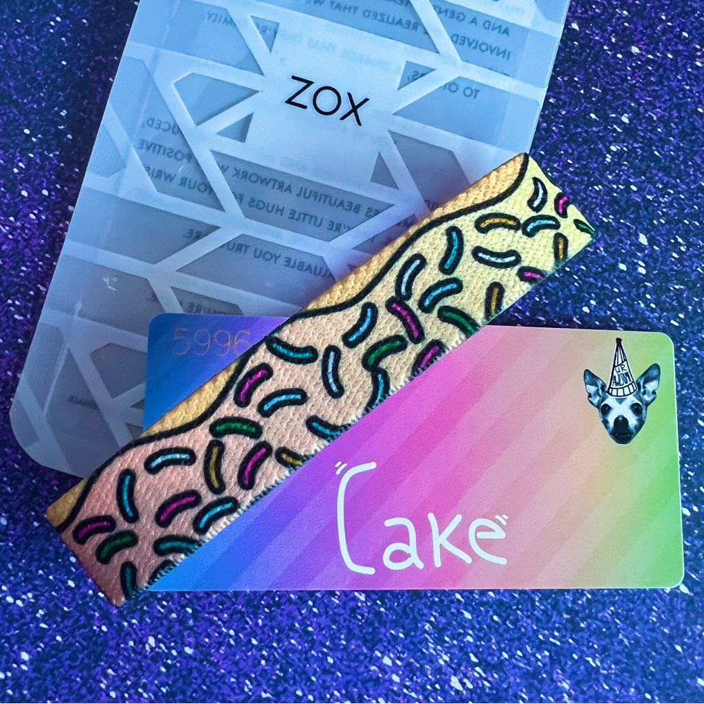 Zox Rainbow Cake Multicolor Birthday Single Bracelet Orange Version 5996 New 15$